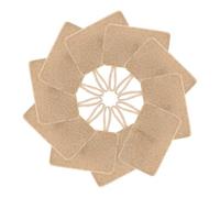 ERINGOGO 6pcs Natural Loofah Sponge Scrubbers for Kitchen Dishwashing Thick Organic Loofah Pads with Strong Cleaning Power and Water Absorption Multipurpose Scrub Sponges for Pots and Pans
