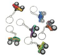 ERINGOGO 6pcs Off Road Vehicle Keychains Car Key Chain Charms Compact Decorative Keyrings for Women Practical Lost Accessories for Backpack Handbag Party Favor Gifts