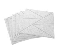 ERINGOGO 6pcs Panel Acoustic Ceiling Tile Sound Proofing Panel Noise Reduction for Music Gaming Rooms High Density Wall Sound Absorbers
