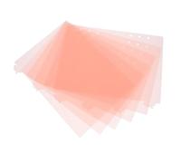 ERINGOGO 6pcs Personal Divider Binder Dividers Pp 6-Hole 6-Ring A5 Pink Dolphin Tabs for Notebook Indexing and Classification, Study Efficiency