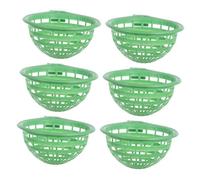 ERINGOGO 6pcs Plastic Nesting Bowls for Pigeons and Small Birds Bird Nesting and Hatching Bowls for Cockatiels Canaries and Parakeets Breeding Dishes and Egg Care