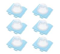 ERINGOGO 6pcs Plastic Pet Cage Tunnel Extension Kit with End Cap and Cage Baffle Accessories