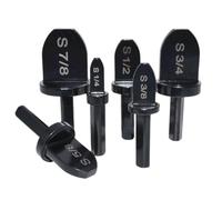 ERINGOGO 6pcs Portable Copper Swaging Tool Set with Bearing Steel Drill Bit for Copper Tube Expansion, Black Manual Pipe Expander Suitable for Maintenance of Refrigeration Equipment
