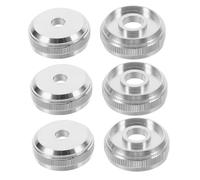 ERINGOGO 6pcs Precision Fit Trumpet Valve Screw Cap Upper Lower Cover for Trumpet Repair Piston Buttons for Cornet Valve Screws