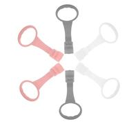 ERINGOGO 6Pcs Pull Ring for Crib and Playpen Safe Hanging Rings with Comfortable Grip Handles Supportive Standing Aid for Newborn Strength and Stability Easy to Install Nursery Accessories