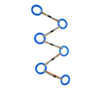 ERINGOGO 6pcs Safety Walking Leash Ring Walking Rope for Kindergarten Outdoor Activities Brightly Colored Handles for Group Supervision