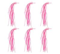ERINGOGO 6pcs Scooter Streamers for Boys Bicycle Handlebar Tassels Ribbon Easy Attachment for Tricycles Scooters and Bikes Vibrant and Pearl Colors for Holiday Parties and Parades