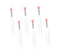 ERINGOGO 6Pcs Silicone Lip Brush with Dustproof Covers Fine Soft Heads for Precise Lipstick and Lip Balm Application Multipurpose Makeup Applicators for Even Color and Effortless Use