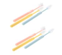 ERINGOGO 6Pcs Soft Bristle Toothbrush for Adults and Family Ergonomic Non Slip Handle Gentle Compact Bristles for Sensitive Teeth Extra Clean Oral