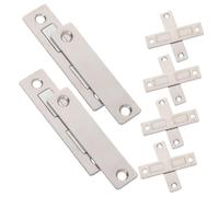 ERINGOGO 6pcs Stainless Steel Invisible Cabinet Magnets with Double Magnetic Force for Secure Closure Magnetic Door Catch for Kitchen Closet Cupboard Doors with Easy Installation