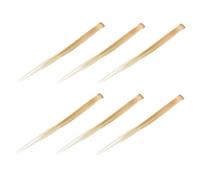 ERINGOGO 6Pcs Synthetic Hair Extensions Highlighted Colored Hairpiece for Women Straight Gradient Yellow Hair DIY Party Cosplay Festival Accessories