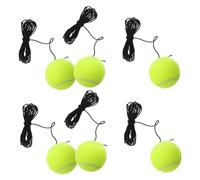 ERINGOGO 6pcs Tennis Ball Trainer with Elastic Rope Rebound Ball for Beginners Single Player Practice Home Indoor Outdoor Tennis Training Equipment