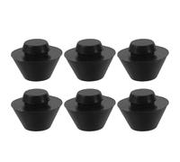 ERINGOGO 6PCS Tongue Drum Rubber Foot Pads - Anti-Skid Hollowing Drum Support Feet Replacement for Meditation Instrument Accessory 2.1x2.1x1.5cm