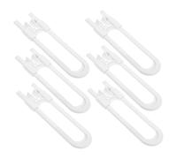 ERINGOGO 6pcs U-Shaped Sliding Safety Locks for Cupboards and Drawers Childproof Cabinet Locks for Kitchen and Fridge Adjustable Boy Girl Safety Door
