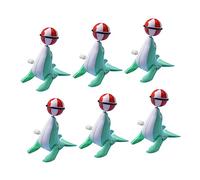 ERINGOGO 6Pcs Wind Up Sea Lion Clockwork for Bright Random Colors Cartoon Animal Playthings Safe and Stable Mechanical Wind Up Playthings Random Color