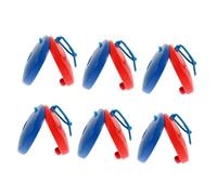 ERINGOGO 6pcs Wooden Castanet for Early Education Musical Percussion Instruments Creative Rhythm Development Funny Sound for Boys Classroom Play