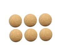 ERINGOGO 6pcs Wooden Table Soccer Balls Foosball Tabletop Game Accessories for Indoor Fun Rainy Day Play Compatible with Standard Foosball Tables