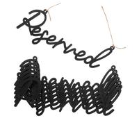 ERINGOGO 6Pcs Wooden Wedding Reserved Signs with Hanging Design Wear-Resistant Reusable Chair and Table Markers for Banquets Parties and Wedding Reception Decorations