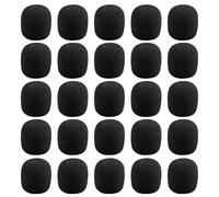 ERINGOGO 70pcs Microphone Sponge Filter Noise Reduction Windscreen for Headset Lapel Mics Comfortable Wear Cover for Outdoor Sports Commentary Tour Guiding