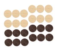 ERINGOGO 72pcs Wooden Chess Pieces for Board Games Lightweight Checker and Backgammon Accessories in Natural Wood and Dark Brown Easy-grip Design for Family and Chess Play
