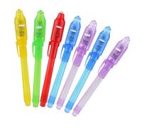ERINGOGO 7pcs Invisible Ink Pens with UV Light Creative Writing for Adults Safe Non-toxic Invisible Ink for Drawing Secret Messages and Fun Artistic Use