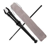 ERINGOGO 8-hole Abs Clarinet for Students and Beginners Carrying Bag, White German-style Recorder Suitable for Children and Adults Early Music Education Random Color