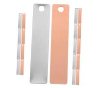 ERINGOGO 8 pairs Copper Zinc Anode Fruit Battery Experiment Supplies Science Project Materials DIY Electroplating Strips for Educational Crafts