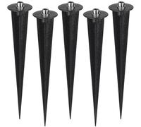 ERINGOGO 8 Pcs Ground Stakes for Light Aluminum Spikes Replacement Stakes for Landscape Lighting Fixtures Outdoor