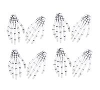 ERINGOGO 8 Pcs Skeleton Hand Hair Clips Bone Claw Hairpin for Halloween Party Women Decorative Accessories