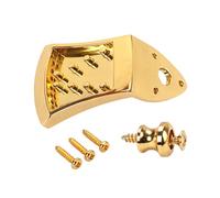 ERINGOGO 8 String String Mandolin Tailpiece Zinc Alloy Triangle Metal with Removable Coverplate and Screws for Arched Top Instruments Decorative Replacement Part for Musicians and DIY