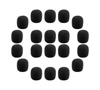 ERINGOGO 80pcs Microphone Headset Cover Central for Headset Mic Lapel Microphone Foam Windscreen for Noise Reduction for Live Streaming and Recording