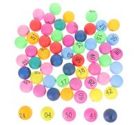 ERINGOGO 80pcs Plastic Balls for Raffles and Bingo Games Lightweight Event Balls for Group Activities and Lottery Draws
