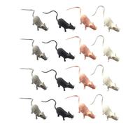 ERINGOGO 80pcs Simulated Mouse Decoration Plastic Mouse Figures Simulated Rat Prank Props Simulated Mice Prank Props Spooky Rat Prank Props Spooky Mouse Home Decorations Pvc