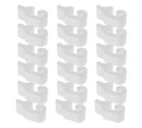 ERINGOGO 80pcs Wire Cage Connector Clips for DIY Closet Panels and Storage Cube Resin Cabinet Fasteners for Modular Shoe Cabinets and Wardrobes Heavy-duty Locking Playpen Latches