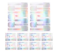 ERINGOGO 88-key Removable Piano Keyboard Stickers Protective Film Scratch-resistant White Key Cover for Electronic and Acoustic Pianos Electrostatic Note Labels for Accessories