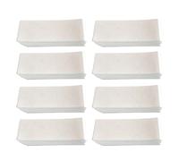 ERINGOGO 8packs Absorbent Paper Supplies Dusters Refills for Clean Fluffy Duster Wipes Dust Removal Lab School Qualitative Filtering Papers