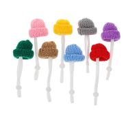 ERINGOGO 8pcs Assorted Colour Mini Woolen Yarn Hats for Snakes and Lizards, Adorable Lightweight Stylish Pet Hats, Easy to Take, for Dressing up Your Reptile on