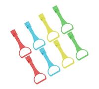 ERINGOGO 8pcs Baby Pull Rings and Crib Hanging Rings for Infants, Portable Nursery Walking Assist Tools, Multi-Color Toddler Stand-up Training Toy Set for Early Walking Exercise