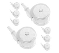 ERINGOGO 8pcs Baby Walker Wheels Replacement Universal Rubber Casters for Infant Walkers and Baby Strollers Front Wheel Accessories Spare Parts for Toddler Mobility Aids