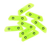 ERINGOGO 8pcs Car Door Warning Stickers Reflective Safety Caution Signs Fluorescent Car Door Open Warning Reflectors Vehicle Open Stickers