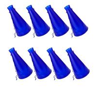 ERINGOGO 8pcs Football Mini Air Horn Noisemakers Plastic Soccer Horn for Party Cheering Sports Events Megaphone Props for Adults