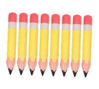 ERINGOGO 8pcs Giant Inflatable Pencils PVC Decorative Blow Up School Party Props Realistic Classroom Hanging Decor Fun Back To School Decorations