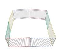 ERINGOGO 8pcs Hamster Pen Small Pet Playpen Bunny Guinea Pig Exercise Fence Indoor Outdoor Activity Area