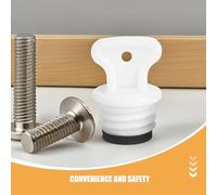 ERINGOGO 8pcs Hot Water Bottle Replacement Plugs Leakproof Screw Bottle Stopper Caps Rubber Seal Plugs for Thermal Water Sacks Easy Install Multipurpose Warmth Retention