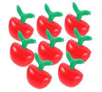 ERINGOGO 8pcs Inflatable Apple Balloons Back to School Decoration for Classroom Parties Quick Inflate Fruit Shaped Photo Props Birthday Graduation Supplies