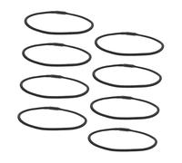 ERINGOGO 8pcs Microphone Shockproof Mount Condenser Mic Rubber Ring Mic Elastic Band Shock Mount Holder Shocking Rubber Ring Shock Dampener Black