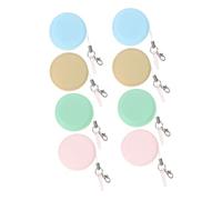 ERINGOGO 8Pcs Phone Screen Cleaner Set with Lanyard Multi-Purpose Cleaning Wipes for Eyeglasses and Mobile Screens Gentle Fabric for Safe Use on Glass
