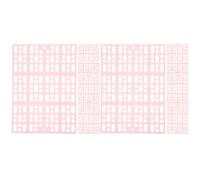 ERINGOGO 8Pcs Pink Pet Cage Splicing Mats for Small Animals Non-slip Reusable Bunny Pads DIY Drainage Foot Resting Pads for Hamster and Guinea Pig Cages Lightweight and Comfortable