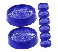 ERINGOGO 8pcs Plastic Bird Nesting Bowls with Antislip Base for Pigeons and Small Birds Comfortable Hatching Bowls for Racing Pigeons Providing Stable Cozy Egglaying Environment