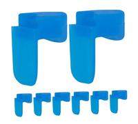 ERINGOGO 8pcs Silicone Clarinet Thumb Rests Soft Support Pads Blue Cushion for Clarinet and Oboe, Instrument Accessories for Playing Comfort and Wrist Protection
